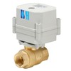 HSH-Flo 1/2" 110-230VAC Brass 2 Way NPT Auto Return Position