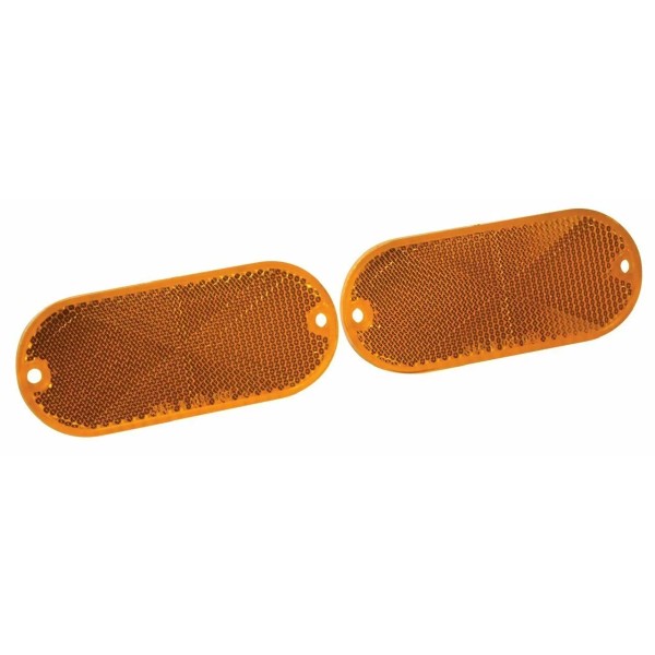 Reese Towpower 73819 Amber QuickMount Adhesive or screw Mount Reflector