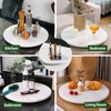 Marble Lazy Susan, 16 in Lazy Susan Turntable Organizer for
