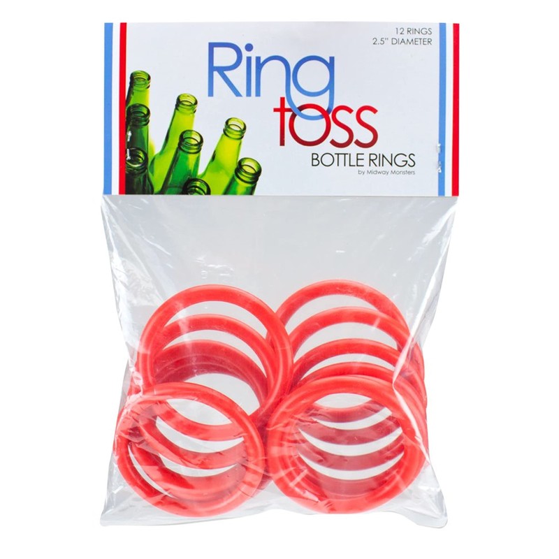 Midway Monsters 12 Pack Small Ring Toss Rings with 2.5"