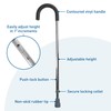 BodyMed Aluminum Adjustable Cane with Vinyl Grip Handle, Adjusts 30"-39"