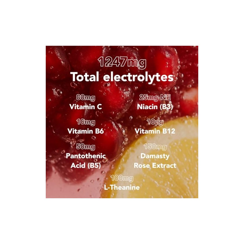 Zooki Electrolytes+ Skin Radiance Hydration Electrolytes Sachets – Pomegranate Lemon