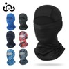 Integrated Fleece-Lined Plush Winter Balaclava Face Mask for Motorcycle & Skiing - One Size (lf3706) Atfh-N-Mc-12 Black Python 10ea