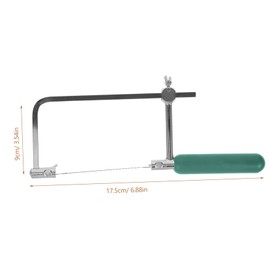 DOITOOL U-shaped Bow Saw for Jewelry and Woodworking Ergonomic Handle for Comfortable Cutting Accurate Microscopic Carving Accessory for Projects