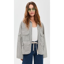 Lioness Women's Renacida Jacket, Porcelain Stripe, S