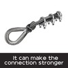 PDETVEO 8PCS 5/16" Wire Rope Clamps, M10 Wire Rope Cable