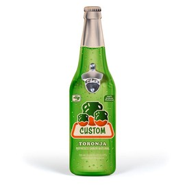 CityLocs Custom Bottle Shape Bottle Opener - Made of natural wood - customizable Kitchen Utensils - Bottle Style: Barritos Toronja Bottle Opener