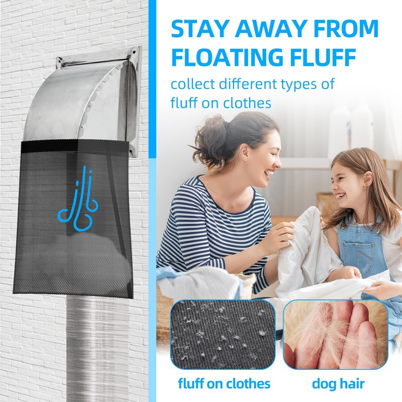 CONLI 3 PCS Dryer Lint Catcher Bag Lint Catcher for