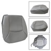 FZJDSD Gray Driver Side Bottom Perforated Leather Replacement Seat Cover