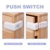 RosewineC 4 Pack Safe Cupboard Locks for Children,Baby Proof Corner