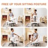 AtHope Cross Legged Office Chair, Criss Cross Desk Chair ADHD