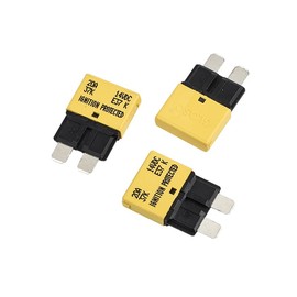 GLOSO Blade Fuses Car Fuses Circuit Breaker for Car Motorhome Boat Motorcycle Automatic Reset Pack of 3 20A E37