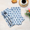 CPC Cloth Napkins Set of 6 Cotton Printed Dinner Block