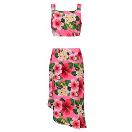 ReliBeauty Hawaii Costume Children's Fancy Dress Outfit, 140
