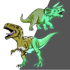 CISinks A4 Rechargeable Glow In The Dark Photoluminescent Luminous Printing Paper for Inkjet Printers (5 sheets) 8.27" x 11.7"