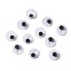 Darice 286-Piece Round Paste on Eyes, 7mm, Googly Wiggle Eyes
