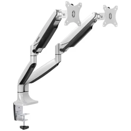 Speaka Professional SP-MM-930 Dual Monitor Mount 33.0 cm (13) - 81.3 cm (32) Gas Pressure Technology, Swivelling, Tilting