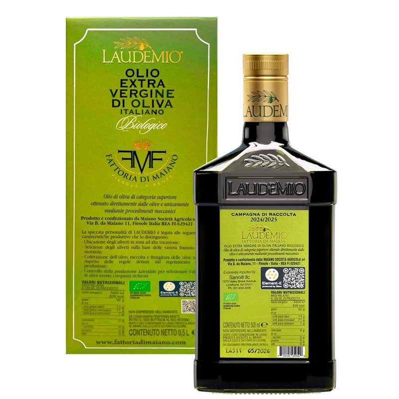 Sanniti Laudemio Organic Extra Virgin Olive Oil Fattoria di Maiano,