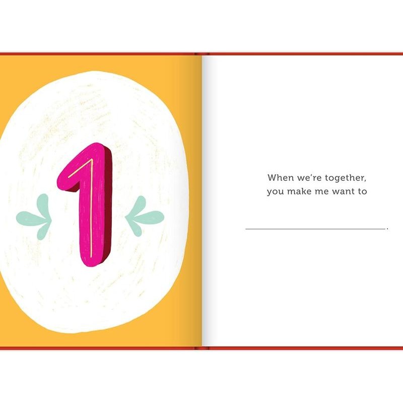About You Book Fill in the Love Fill-in-the-Blank Book Gift