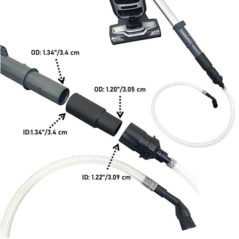 MaximalPower Mini/Micro Vacuum Attachment Tools 9-PC Cleaning & Detailing Kit