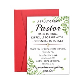 Pastor Appreciation Gifts for Men Pastor Appreciation Cards from Kids Priest Church Anniversary Day Gifts Easter Basket Stuffers for Adults Catholic Priest Gift for Minister Ordained Baptism Gift