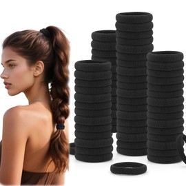 Ligas para el Cabello - Mythya Accesorios para Peinarse 100 Pcs Ligas para Peinar el Cabello Altamente Elásticas, Lazos del Pelo de Algodón para Coleta, Bandas Suaves de Goma Sin Costura, Accesorios de Corbatas para el Cabello para Niñas y Mujeres