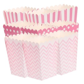 Ciieeo 36pcs Popcorn Buckets Movie Night Supplies White Popcorn Boxes Bowl for Movie Night