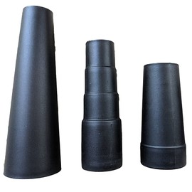 Universal Vacuum Hose Adapter Kit Vac Reducer Attachment Flexible Rubber Vacuum Cleaner Hose Adapter Dust Collection Connector Fits 1 1/16 To 1 3/4 in, Use With Central Vac Accessories 3 Pieces