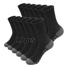 Calcetines Deportivo Hombre Calcetas Algodón Antiolor 10pare                                                                                          
