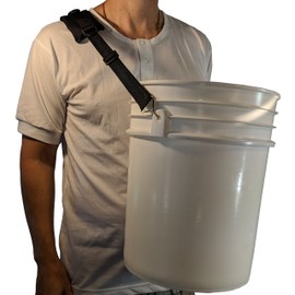 5 Gallon Bucket Shoulder Carrying Strap - Length Extension Replacement for Wire Handle