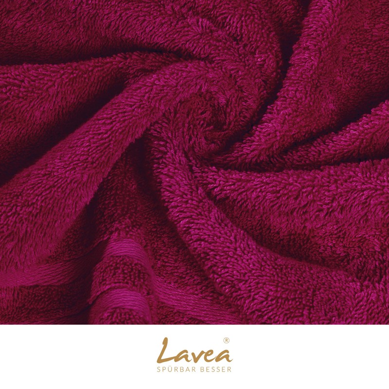 Lavea Elena Terry Towel Set of 10 Flannel 30 x