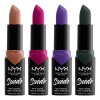 Nyx Professional Makeup Lápiz Labial Mate De Gamuza, Fórmula