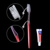 fafortune 20pcs Disposable Toothbrushes with Toothpaste (5 Colors)