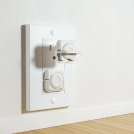 youocomu Outlet Cover Baby proofing -32 Pack Plug Covers for Electrical Outlets with Dual Safety Locks, Child Proof Outlet Covers Improved Baby proofing outlets