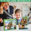 YCJZXMS 3-in-1 Sakura Tree House Building Set (3-in-1 Sakura Tree