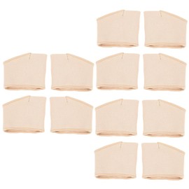 Healeved 12pcs Elastic Front Palm Pads Non- Sweat-absorbent Forefoot Cushions for High Heels Thickened Gel Insoles Fit for Flats Boots and More