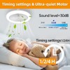 Peaoop Silent Socket Fan Light - Screw-in Ceiling Fan Light