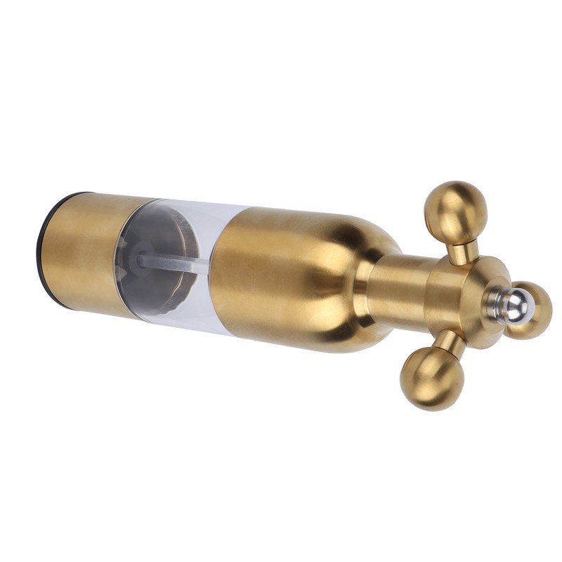 Stainless Steel Pepper Mill Manual Faucet Valve Shape Black Pepper