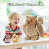MorisMos Owl Teddy with Babies inside, Lifelike Cuddly Owls Stuffed
