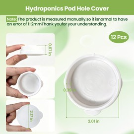 Aocies 12 Pcs Pod Caps Compatible with Gardyn, White