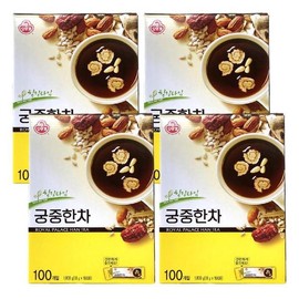 SellerHub 오뚜기 힐링타임 궁중한차 100T x4개/율무차 잣 (S14863363) Ottogi Healing Time Royal Court Herbal Tea 100T x4 packs / Job's Tears Tea Pine Nuts