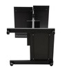 EurHomePlus Mobile Table Stand Up Desk with Storage, Mobile Height