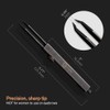 CIVIVI Tweezers Precision for Splinters, Retractable Tweezers with Leather Sheath
