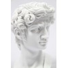 Vittoria Collection Classic Head Bust of David by Michelangelo Statue