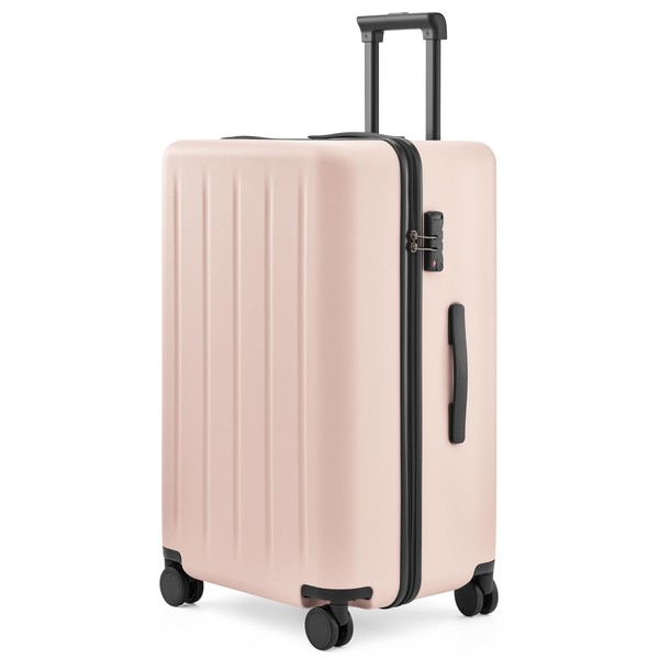 NINETYGO Hardside Scratch resistant Luggage, Spinner Suitcases Airline Approved with