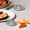 MIJOMA Set of 4 Stainless Steel Egg Cups, Matte Silver,