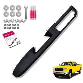 Front Left Driver Side Armrest Repair Kit Fit for Chevy Silverado Suburban Tahoe Avalanche for GMC Sierra Yukon 2010-2014 Door Panel with Release Handle Above Armrest (Driver Side, Black)