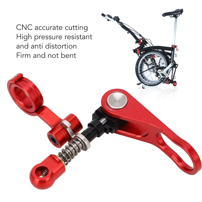 Quick Release Bike Seatpost Clamp Handle And Rear Frame Clip