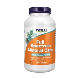 NOW Full Spectrum Mineral Caps, 240 Veg Capsules                                                                                                      