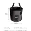 Folding Bucket, 3.5 gal (12 L), Large Capacity, Storage, Portable,